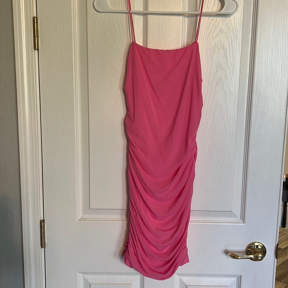 Pink party dress